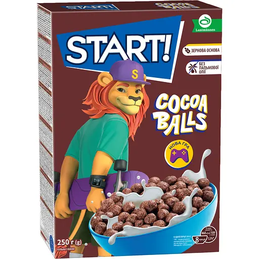 Сухі сніданки Start Кульки Какао 250 г