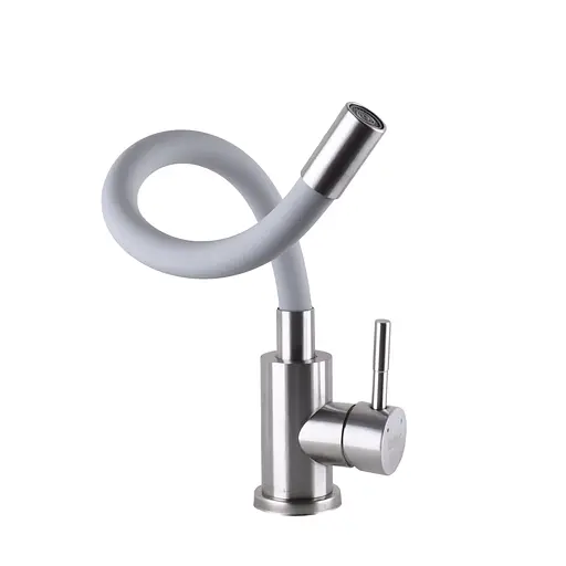 Смеситель для кухни Globus Lux Alpen SBT1-203SG Серый - фото 5