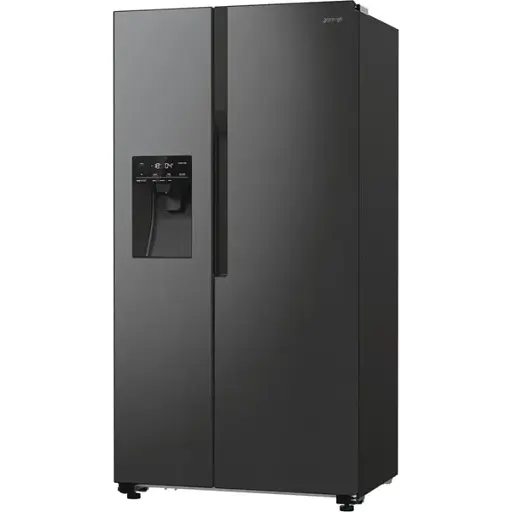 Холодильник Gorenje SBS 179х70х92 см 2 двери 376(190) л А++ NF+ Инв. диспенсер генератор льда Внешний диспл черный - фото 2