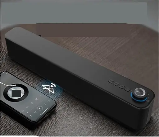 Домашній кінотеатр Звукова панель C08 новий бездротовий Bluetooth-динамік настільний ноутбук довгий сабвуфер креативний - фото 3