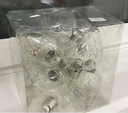 Гірлянда штора лампочки Серце 3х1.5м 150 лед (10 ниток по 8 см) мідний провід Мульти - фото 4