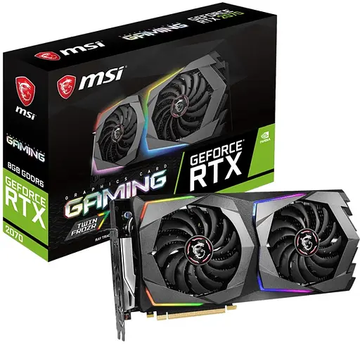 Відеокарта GeForce RTX 2070 8GB MSI Gaming (RTX 2070 GAMING 8G) Б/В - фото 2