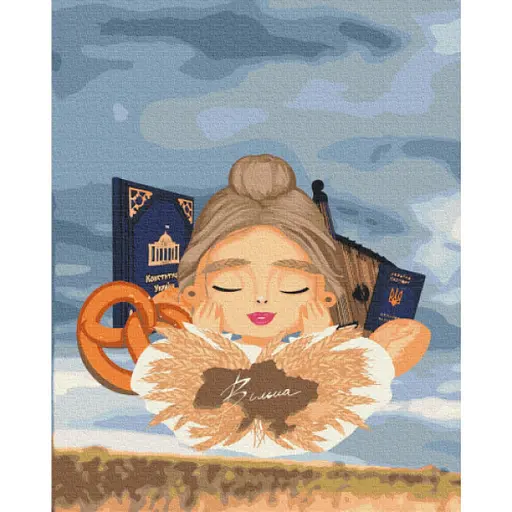 Набір для розпису по номерах Символи свободи ©Лілі Демачкович, 40x50 см, BS53285