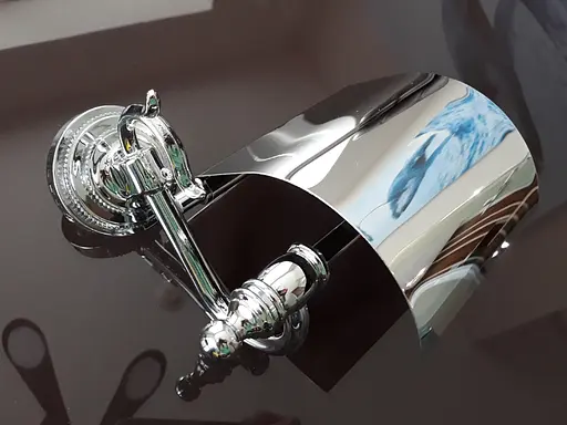 Тримач для туалетного паперу Kugu Versace 211C Хром - фото 2