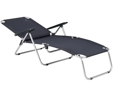 Шезлонг розкладний Bo-Camp Copa Rio Graphite (1211969) (DAS301448) - фото 2