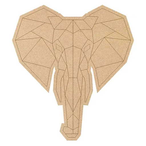 Основа для декорування панно-мозаїка Rosa Talent Слон 1 МДФ 37х44 см