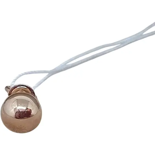 Золота моносережка-пусета Favoritum Кулька. 210115_7/1