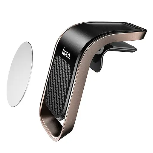 Автотримач Hoco CA74 магнітний Чорно - сталевий - фото 2