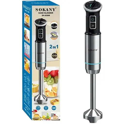 Многофункциональный электрический блендер SOKANY SK-02009, ручной 1100 Вт