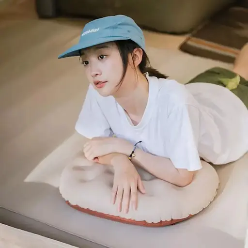 Надувна безшумна подушка Naturehike CNH22DZ011 (Бежевий) - фото 3