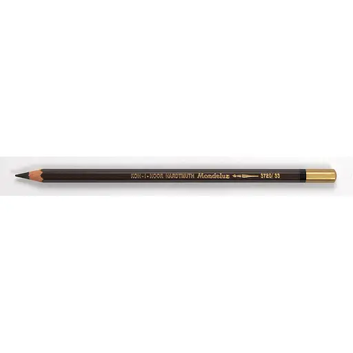 Олівець акварельний Koh-i-Noor Mondeluz dark brown темно-коричневий (3720/33)