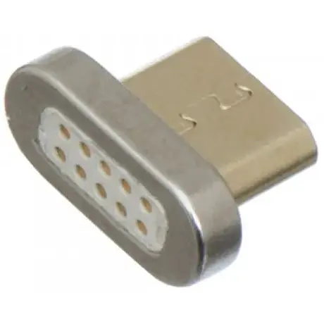 Адаптер Clip-On для магнітного кабелю Micro сріблястий