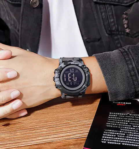 Чоловічий наручний годинник Skmei 1506 Камуфляж - фото 6