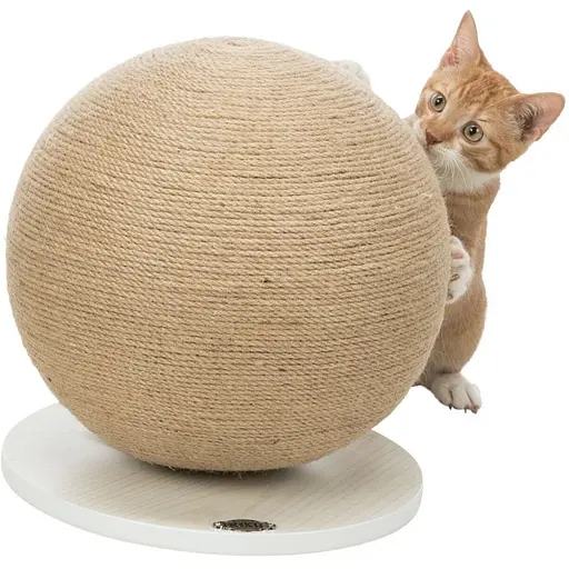 Дряпка Trixie для котів М'яч МДФ/джут бежева 29х31 см [CD] - фото 2