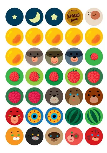 Дитяча велика розвиваюча книга "Сад" 403631 з наклейками - фото 3