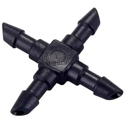 Четверник з'єднання на 4 виходи Presto-PS для трубки 3.5 мм (CC-0314) 100 штук - фото 1