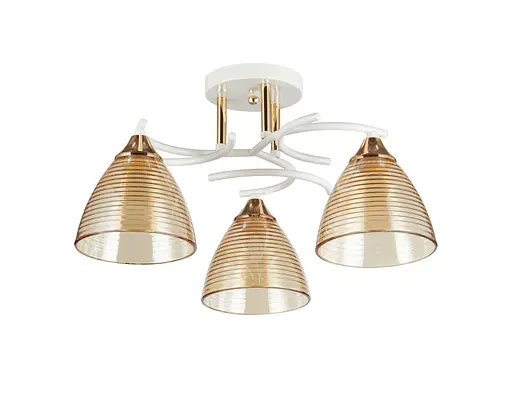 Люстра декоративная INTEREES V 5007-3 WH+FG