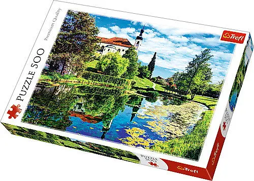 Набір Пазли - (500 елм.) - "Озеро Кимзє, Баварія" - фото 1