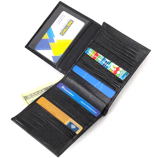 Мужской кожаный кошелек Canpellini 12.5х9.5х2 см acs0025639 - фото 5