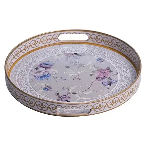 Набір підносів Yiwu HP-HK-18 Vintage декоративні пластикові 2 шт. - фото 3