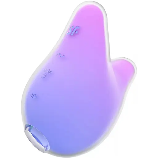Вакуумний стимулятор клітора з вібрацією Satisfyer Mermaid Vibes фіолетовий