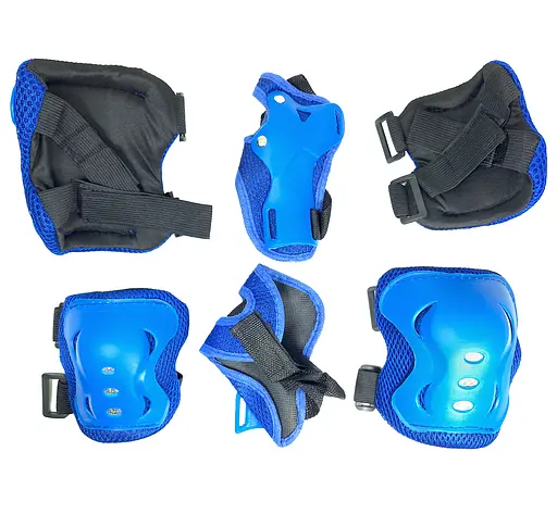 Комплект детской защиты Union group А08 S (5-9 р) сине-черный (G0002246) - фото 2