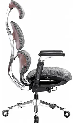 Офисное кресло GT Racer (X-819 Fabric Wood Gray) - фото 3