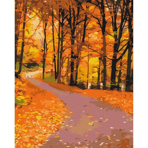 Картина за номерами Осінній парк Brushme 40x50 см кольорова 000276841