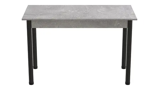 Стол кухонный Ferrum-decor Бенита 75x120x80 Черный ДСП Бетон 16мм (FRD-105572) - фото 3