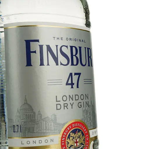 Джин Finsbury Platinum London Dry Gin, 47%, 0,7 л - фото 6