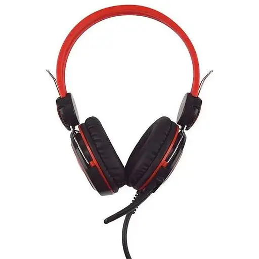 Дротові ігрові навушники Jeqang JH-819, 2м, 3.5мм, Червоний