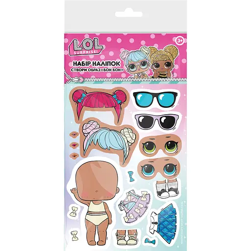 Набір наліпок L.O.L. Surprise Створи образ Бон Бон (124705)