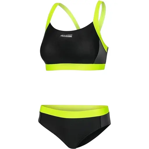Купальник Aqua Speed ​​Naomi XL Черный/Желтый (1000-460-138-XL)