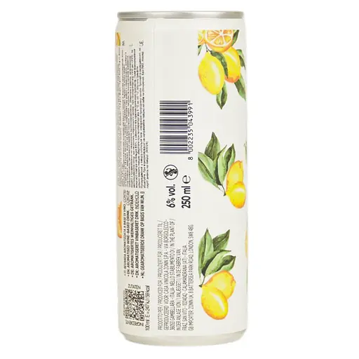 Винный напиток игристый Zonin Limoneto Spritz 6% 0.25 л - фото 4