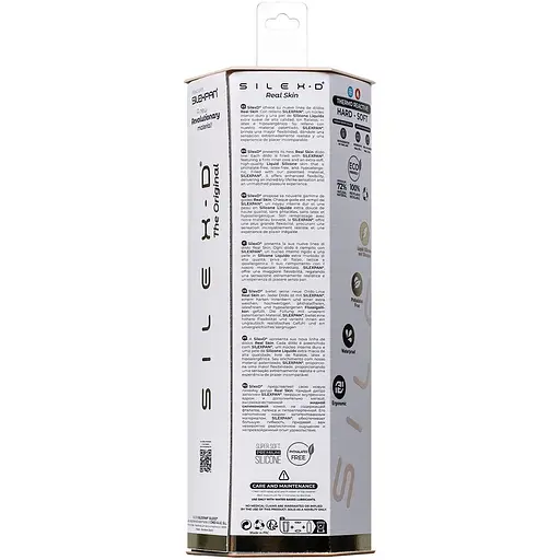 Фалоімітатор SilexD Johnny Real Skin Flesh (7in MODEL 1) - фото 4