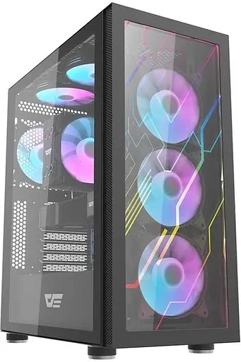 Корпус Darkflash DK210 Black (DK210 Black) Без БП - фото 1