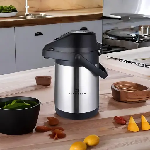 Термос насосный Edenberg EB-3512 из нержавеющей стали 3 л   - фото 5