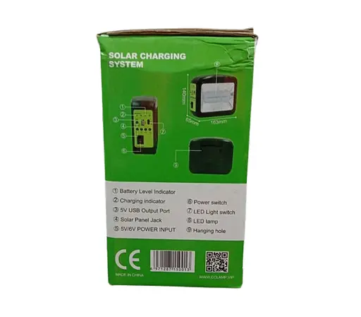 Сонячна система освітлення CcLamp 01 3.5W панель 3 лампи PowerBank - фото 6