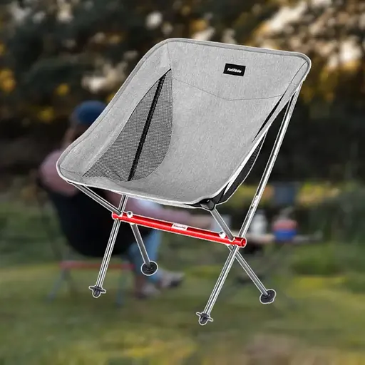 Туристическое раскладное кресло Naturehike YL05 NH18Y050-Z (Серый) - фото 2