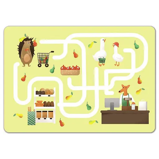 Детские развивающие карточки "Пиши-стирай Лабиринты" КЕНГУРУ 1781001 - фото 3