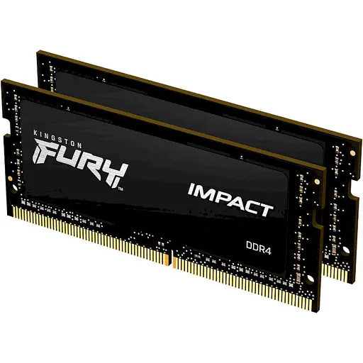 Модуль памяти Kingston Fury DDR4 32Gb (2x16) Impact 3200 MHz Sodimm (KF432S20IBK2/32) - фото 2