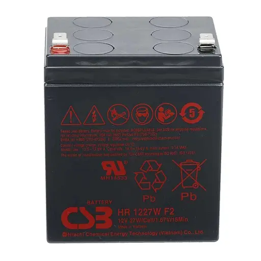 Аккумуляторная батарея CSB HR1227WF2, 12В 6.5Ач Q10