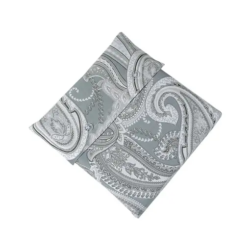 Постельное белье Lotus Home Chilla сатин евро серо-голубое (svt-2000022346535) - фото 5