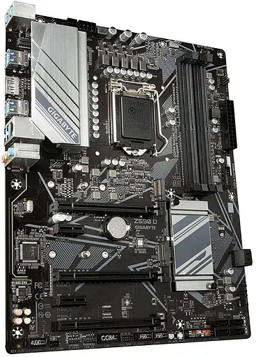 Материнская плата Gigabyte Z590 D (Z590 D) (Socket 1200, Intel Z590, ATX) Б/у - фото 3