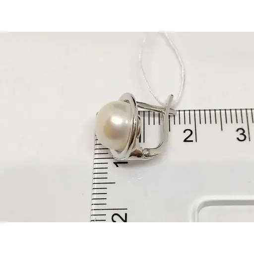 Золотые серьги Favoritum с жемчугом. 211808_2Б - фото 5