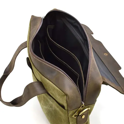 Шкіряний портфель Tarwa 27.5х39х9 см sum0025614 - фото 7