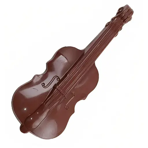 Форма полікарбонатна для шоколадних цукерок та шоколаду 3D на магніті «Віолончель» 23 x 12.5 см, Kitchen Master Прозорий 83513 - фото 3