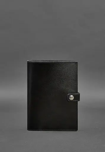 Шкіряна папка (софт-бук) для блокнота і планшета 10.0 Угольно-чорна - фото 2