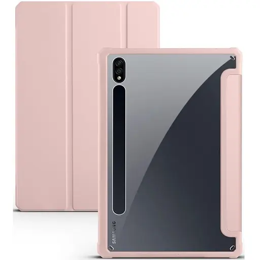 Чохол TPUCristal SlimTPU Spen holder Samsung Galaxy Tab S9 Plus / S9+ FE / S10+ 12.4 Світло-рожевий - фото 2