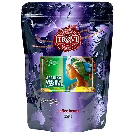 Кофе в зёрнах Trevi Арабика Эфиопия Джимма 250 г - фото 1